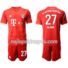 Fotbalový Dres FC Bayern Mnichov ALABA 27 Dětské Domácí 2019/20